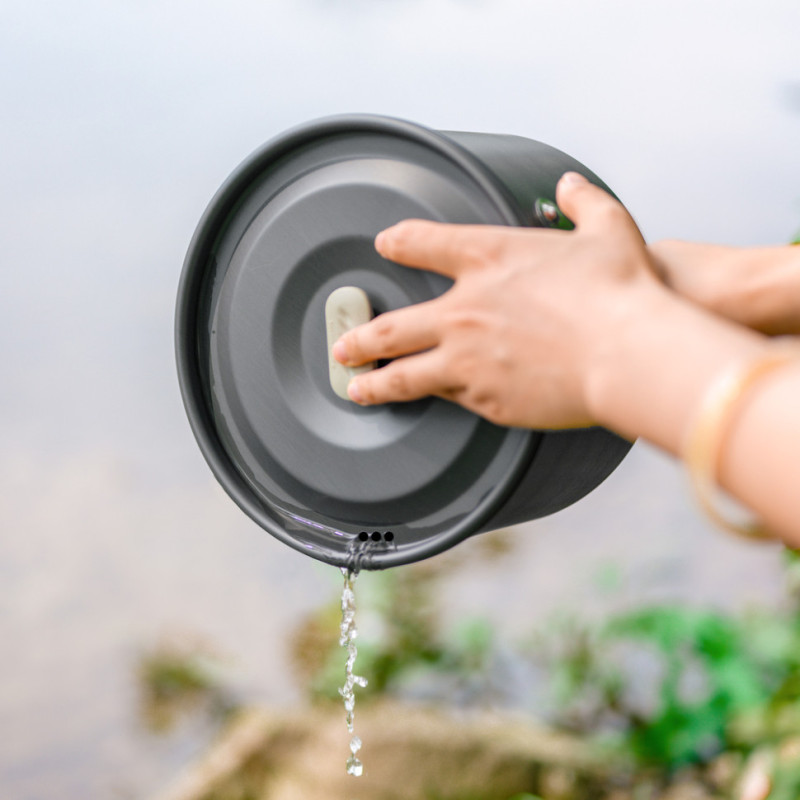 Набір посуду (2 каструлі, сковорідка) Naturehike CNK2450CF010, алюміній