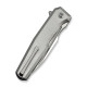 Ніж складаний туристичний Weknife Dressytak (8.6 см) Bohler M390 / Titanium сірий