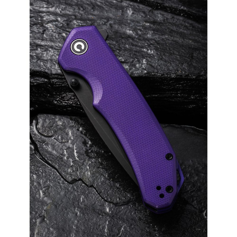 Ніж складаний туристичний Civivi Brazen, (8.8 см) D2 / G10 фіолетовий