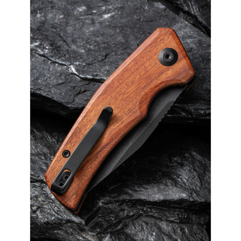 Ніж складаний кишеньковий Civivi Regulatron, (7.6 см) Nitro-V / Guibourtia Wood