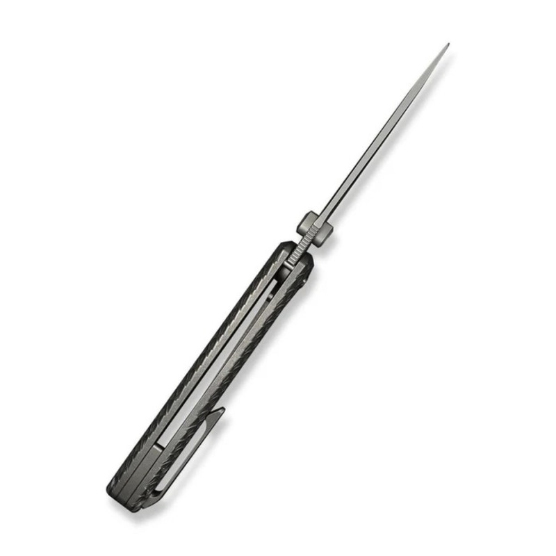Ніж складаний туристичний Weknife Dracarys, (9.1 см) Böhler M390 / титан 6AL4V сірий