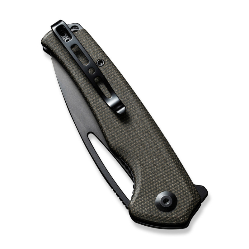 Ніж складаний туристичний Sencut Mims, (8.8 см) 9Cr18MoV / Micarta темно-зелений