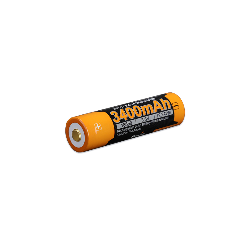 Акумулятор 18650 Fenix (3400 mAh) micro usb зарядка