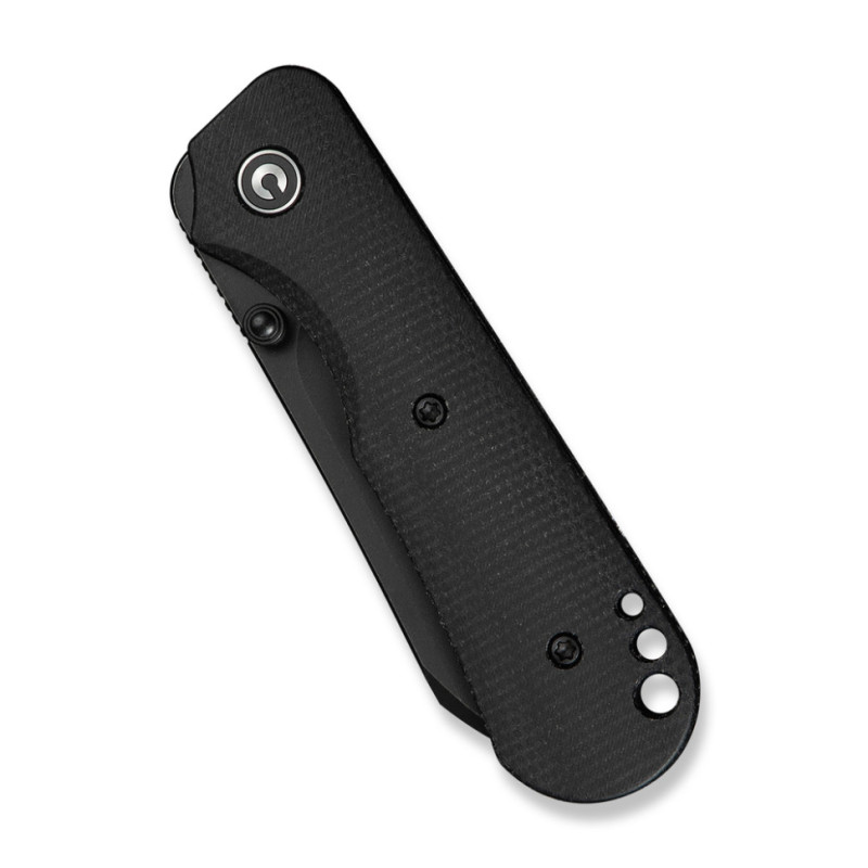 Ніж складаний кишеньковий Civivi Crabby, (6.9 см) 14C28N / Micarta чорний