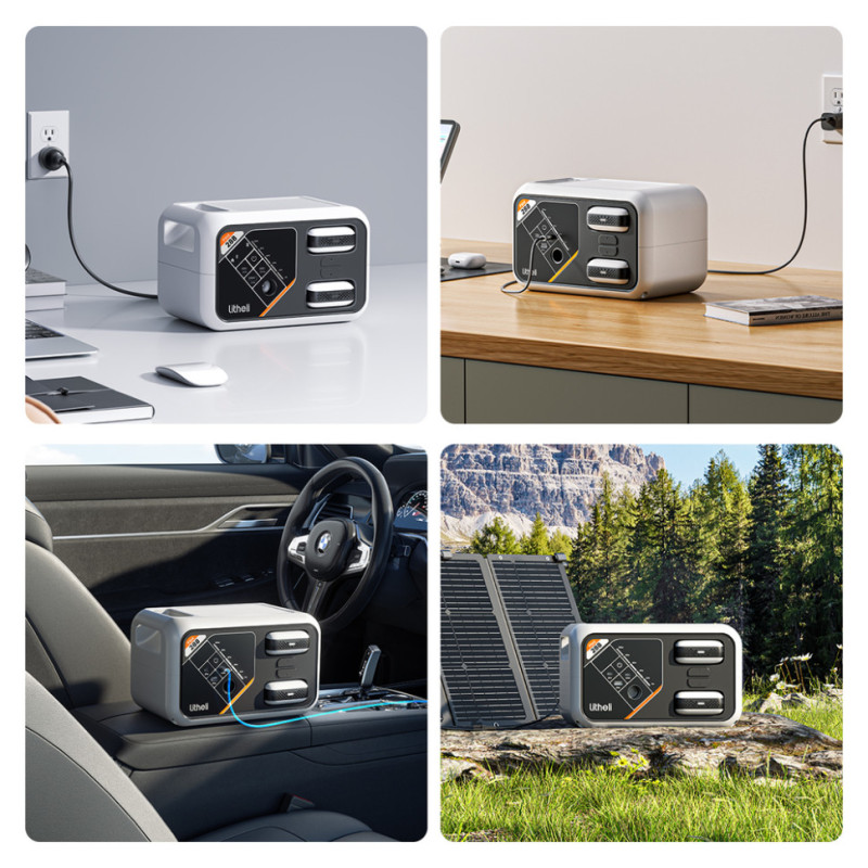 Портативна зарядна станція Litheli FLINT В288, 300Вт, 287 Вт·год + 2 Power Bank