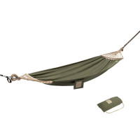 Гамак одноместный без опрокидывания Naturehike CNK2450WS018, 300×90 см, хлопок, натуральное дерево, зеленый