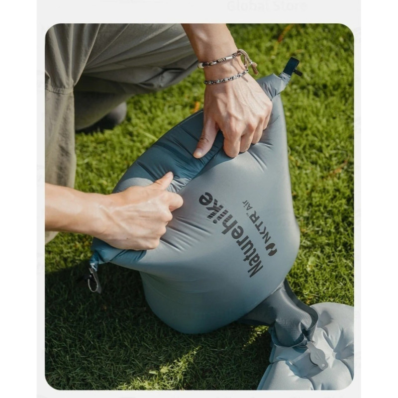 Гермомішок-насос універсальний для надування матраців та подушок Naturehike, сірий