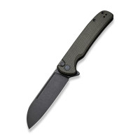 Ніж складаний туристичний Civivi Chevalier, (8.8 см) 14C28N / Micarta темно-зелений