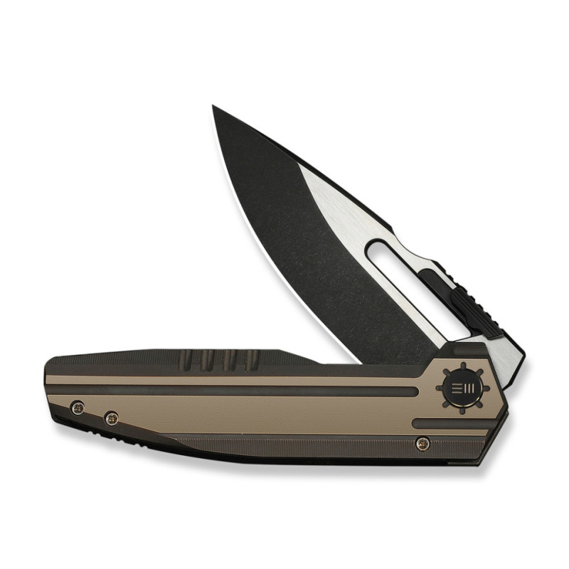 Ніж складаний туристичний Weknife Reveille (9.7 см) Bohler M390 / Titanium бронзовий