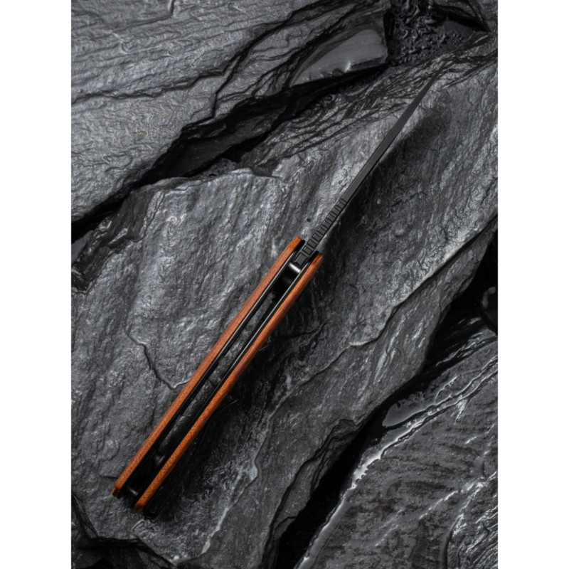 Ніж складаний кишеньковий Civivi Regulatron, (7.6 см) Nitro-V / Guibourtia Wood