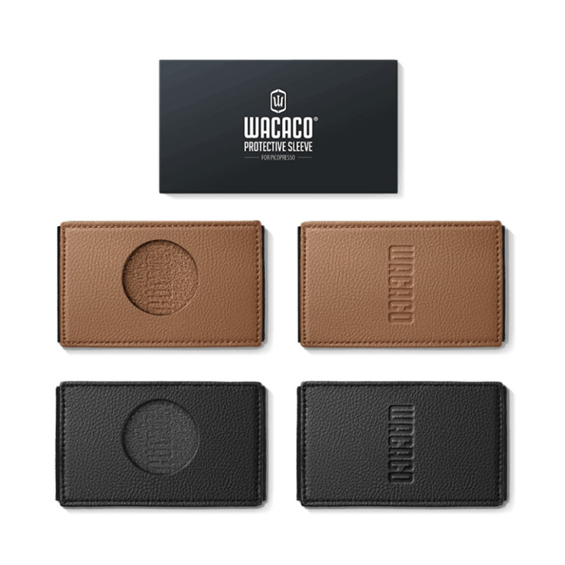 Чохол для портативної кавоварки Wacaco Picopresso, набір 2 шт, чорна-коричнева