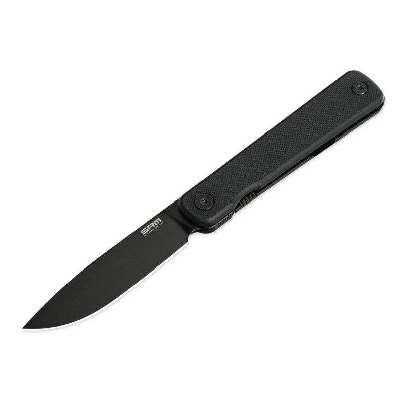 Ніж складаний туристичний SRM Palfrey 135L-GB (8.3 см) 14C28N / G10 чорний