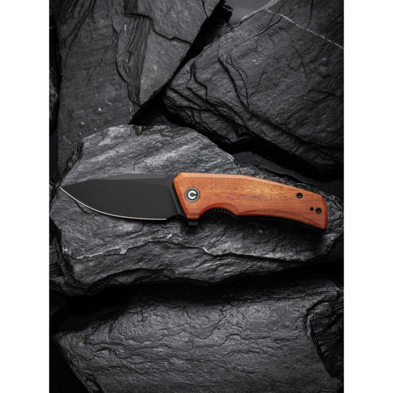 Ніж складаний кишеньковий Civivi Regulatron, (7.6 см) Nitro-V / Guibourtia Wood