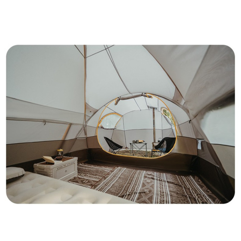 Намет шестимісний Naturehike, KOTA 6, CNK2450WS031, 75D, світло-коричневий