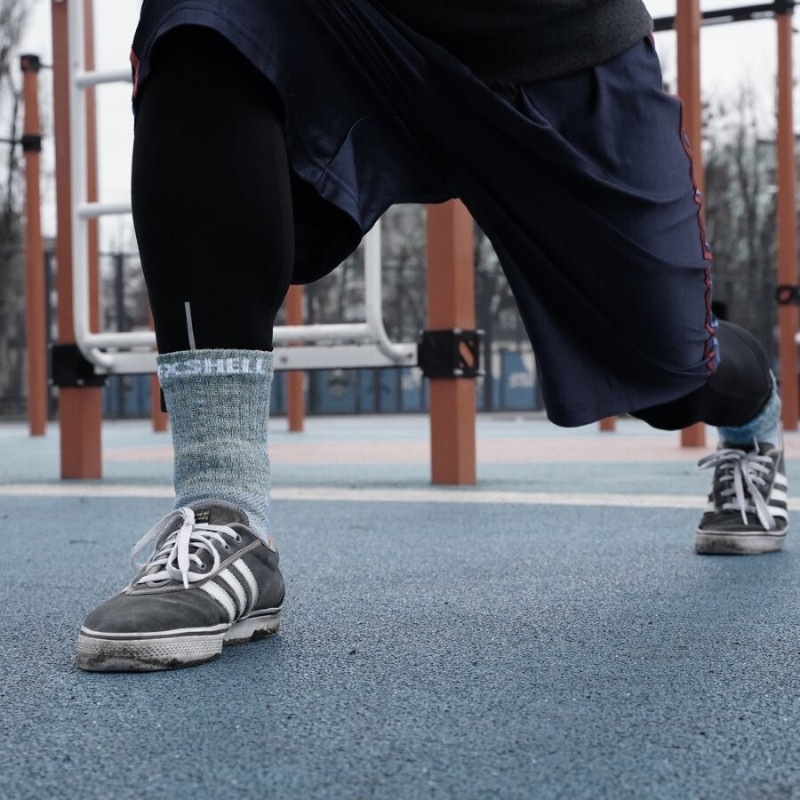 Шкарпетки водонепроникні Dexshell Terrian Walking Ankle, p-p L, зелені