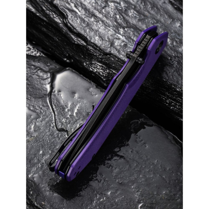 Ніж складаний туристичний Civivi Brazen, (8.8 см) D2 / G10 фіолетовий