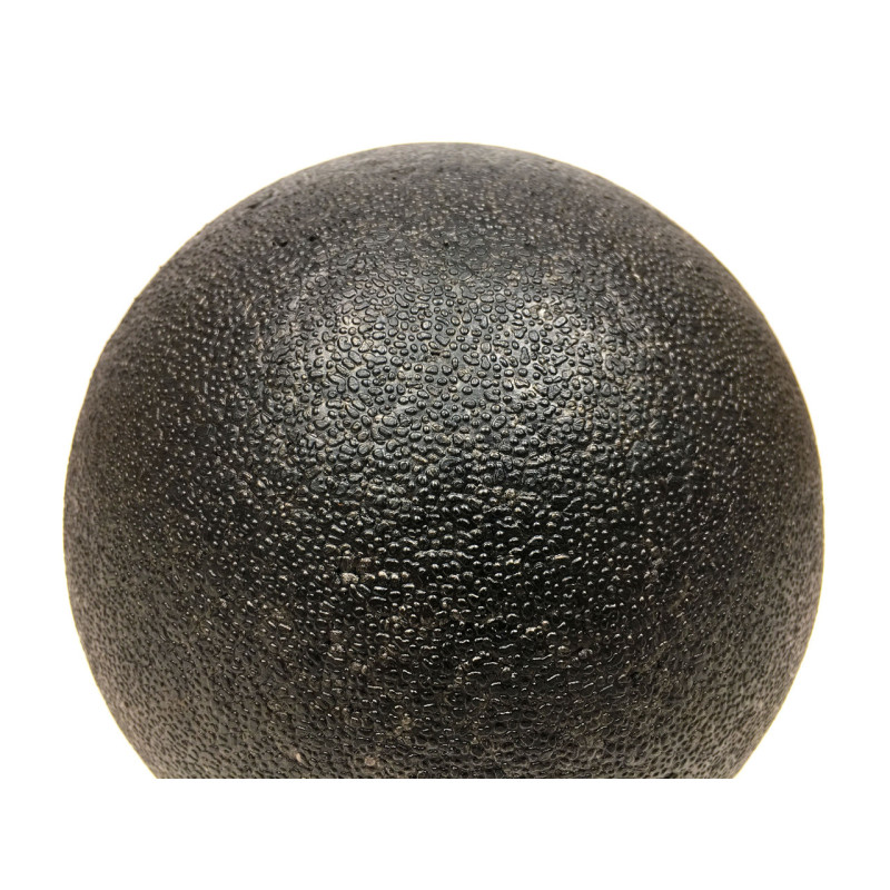 Массажный мяч EasyFit, Диаметр 12 см, Материал EPP, для МФР, снятия напряжения и самомассажа, Черный