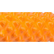 Массажный ролик (валик) EasyFit Grid Roller Extreme, Длина 33 см, Диаметр 14 см, Каркас из высокопрочного пластика, Пена EVA с массажной поверхностью 3D, для МФР, фитнеса, йоги и реабилитации, Оранжевый