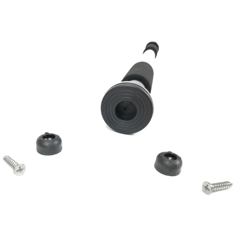 Раздвижной турник EasyFit, 83-130 см, сталь, чёрный