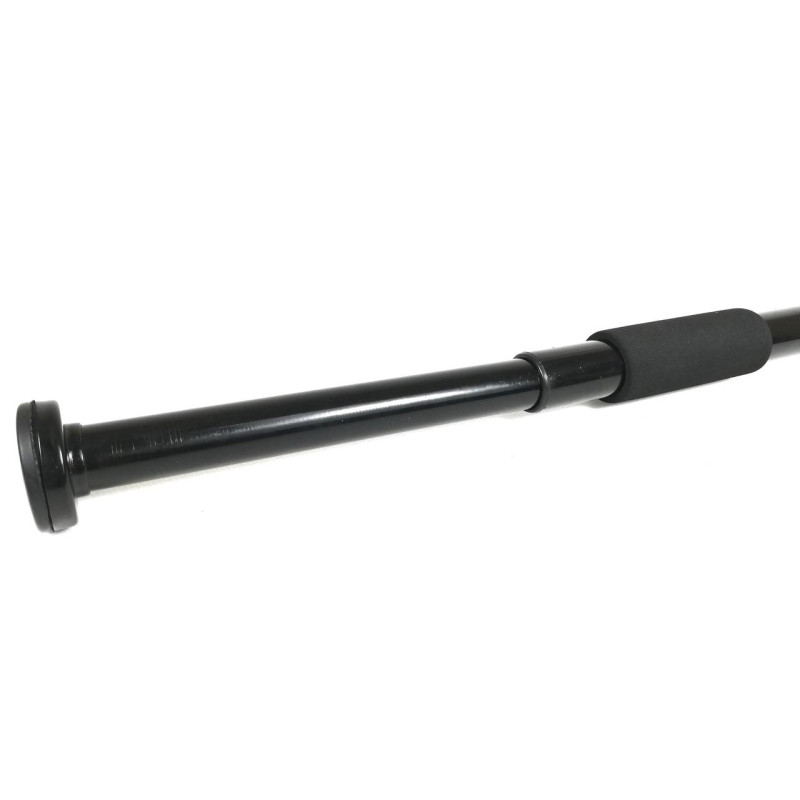 Раздвижной турник EasyFit, 83-130 см, сталь, чёрный
