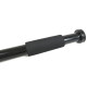 Раздвижной турник EasyFit, 83-130 см, сталь, чёрный