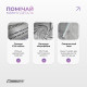 Спортивний рушник EasyFit RoyalWing з кейсом, 90х50 см, мікрофібра, сірий
