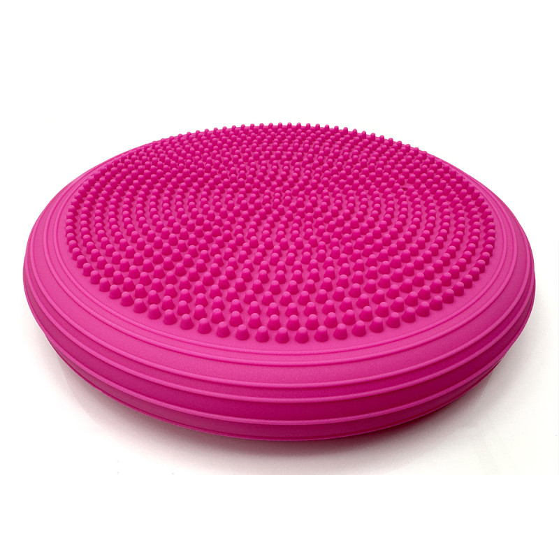 Балансувальна масажна подушка EasyFit Cushion-2, Діаметр 32 см, Максимальне навантаження 120 кг, ПВХ, Рожевий
