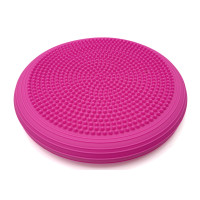 Балансировочная массажная подушка EasyFit Cushion-2, Диаметр 32 см, Максимальная нагрузка 120 кг, ПВХ, Розовый