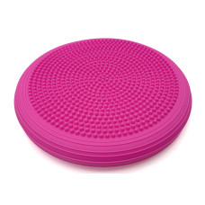 Балансировочная массажная подушка EasyFit Cushion-2, Диаметр 32 см, Максимальная нагрузка 120 кг, ПВХ, Розовый
