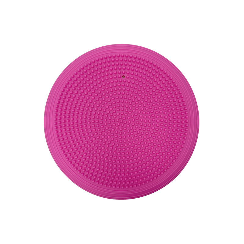 Балансировочная массажная подушка EasyFit Cushion-2, Диаметр 32 см, Максимальная нагрузка 120 кг, ПВХ, Розовый