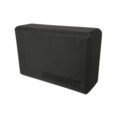Блок для йоги EasyFit, Длина 23 см, Ширина 15,5 см, Пена EVA, Черный