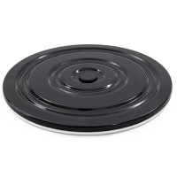 Диск здоров'я EasyFit Grace, Діаметр 28 см, Висота 13 мм, Вага 1,1 кг, Чорно-білий