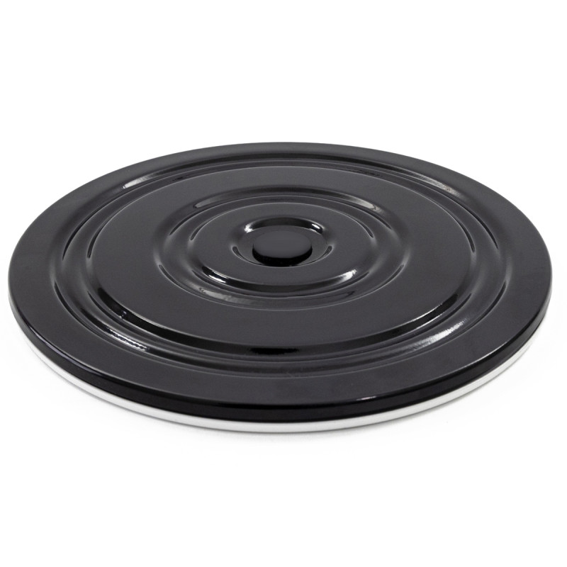 Диск здоров'я EasyFit Grace, Діаметр 28 см, Висота 13 мм, Вага 1,1 кг, Чорно-білий