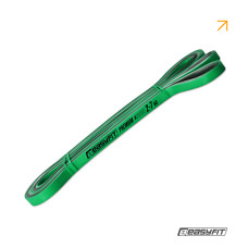 Двухслойная резинка для подтягиваний и спорта EasyFit Premium, Сопротивление 2-7 кг, Длина 200 см, Ширина 0,64 см, Толщина 4,5 мм, Латекс, Зеленый Двухслойная резинка для подтягиваний и спорта EasyFit Premium, Сопротивление 2-7 кг, Длина 200 см, Ширина 0,64 см, Толщина 4,5 мм, Латекс, Зеленый