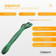 Двухслойная резинка для подтягиваний и спорта EasyFit Premium, Сопротивление 2-7 кг, Длина 200 см, Ширина 0,64 см, Толщина 4,5 мм, Латекс, Зеленый