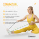 Двухслойная резинка для подтягиваний и спорта EasyFit Premium, Сопротивление 2-7 кг, Длина 200 см, Ширина 0,64 см, Толщина 4,5 мм, Латекс, Зеленый