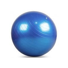 Мяч для фитнеса EasyFit, Диаметр 65 см, Максимальная нагрузка 120 кг, ПВХ, Синий