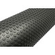 Массажный ролик (валик) EasyFit Foam Roller, длина 45 см, диаметр 15 см, черный, пена EVA с мелкой массажной поверхностью, для МФР, фитнеса, йоги и реабилитации