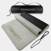 Двухслойный коврик EasyFit для пилатеса, фитнеса и йоги с чехлом, 183x61 см, толщина 6 мм, TPE/TC, ECO-Friendly, серо-черный
