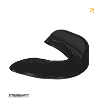 Капа боксерская EasyFit, Взрослая (11+ лет), Одночелюстная, Посадка: термоформование (кипячение + прикус), Черный
