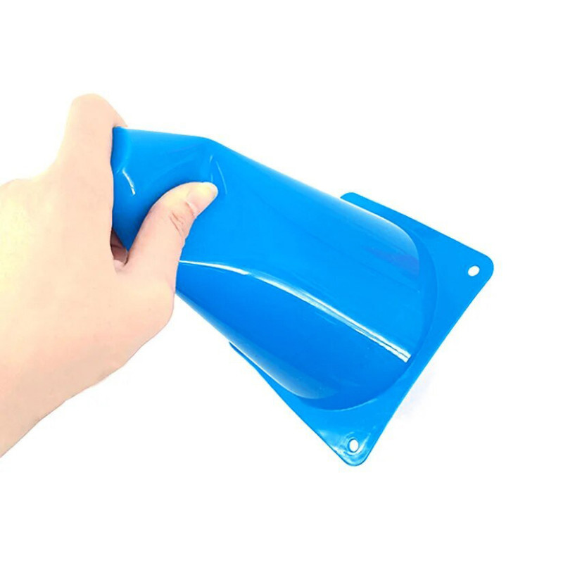 Конус-фишка спортивная EasyFit, Высота 18 см, ПВХ, Синий,  Для разметки, тренировок и футбола