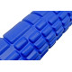 Массажный ролик (валик) EasyFit Grid Roller Mini, Длина 30 см, Диаметр 10 см, Пена EVA с массажной поверхностью 3D, для МФР, фитнеса, йоги и реабилитации, Синий