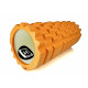 Массажный ролик (валик) EasyFit Grid Roller v.1.1, Длина 33 см, Диаметр 14 см, Каркас из высокопрочного пластика, Пена EVA с массажной поверхностью 3D, для МФР, фитнеса, йоги и реабилитации, Оранжевый