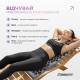 Масажний килимок EasyFit з подушкою (аплікатор Кузнєцова) для масажу спини та шиї з чохлом, сірий