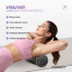 Масажний ролик (валик) EasyFit PolyFoam Roller, Довжина 30 см, Діаметр 14,5 см, EPP-піна, для МФР, фітнесу, йоги та реабілітації, Чорний