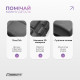 Масажний ролик EasyFit Solid Grid Roller Mini, Довжина 30 см, Діаметр 10 см, Цілісний каркас, EVA-піна з 3D масажною поверхнею, для МФР, фітнесу, йоги та реабілітації, Чорний