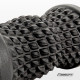 Массажный ролик EasyFit FootRoll для ног и рук, длина 16 см, черный