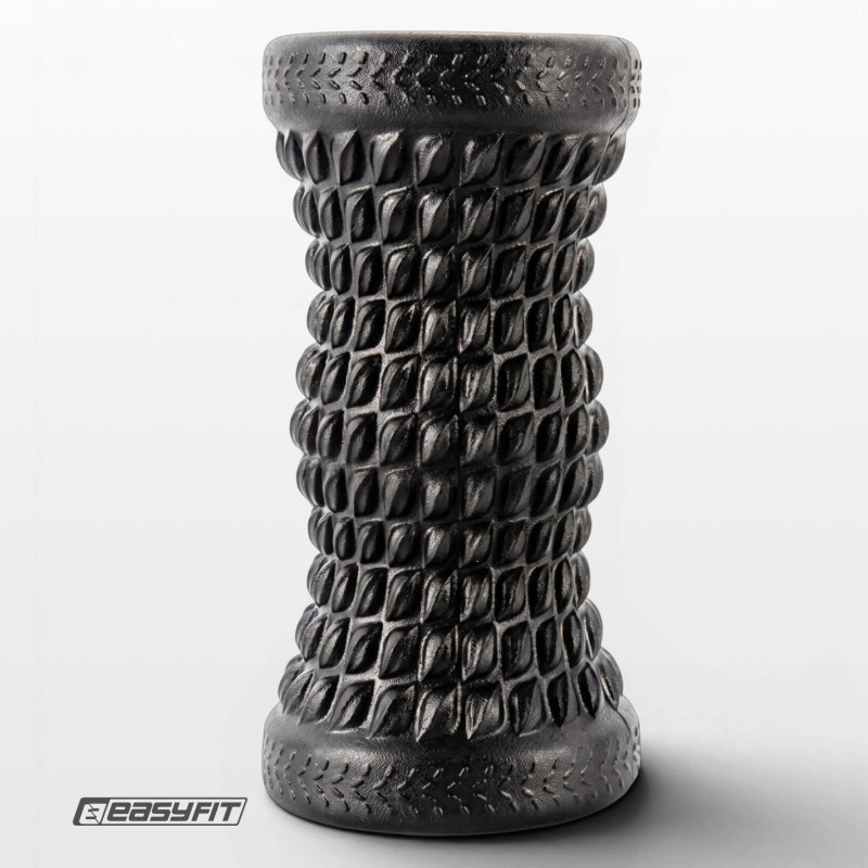 Массажный ролик EasyFit FootRoll для ног и рук, длина 16 см, черный