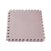 Татами мат EasyFit SwallowTail (пазл ласточкин хвост с бортиком), Размер 120x120 см, Толщина 10 мм, EVA-пена, Бежевый
