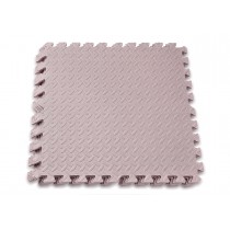 Татами мат EasyFit SwallowTail (пазл ласточкин хвост с бортиком), Размер 120x120 см, Толщина 10 мм, EVA-пена, Бежевый